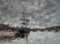 Boudin, Eugene - The Bridge over the Toques at Deauville